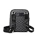 Ciclkwde Men Small Shoulder Bag Crossbody Bag Travel Sling Bag Fashion Business Handbag Casual Messenger Bag (moon black)