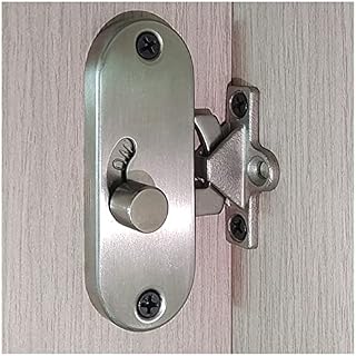 Sliding Door Lock 90 Degree Moving Door Right Angle Buckle Privacy Lock, Sliding barn Door Lock and Latch Bolt Lock cam Lock