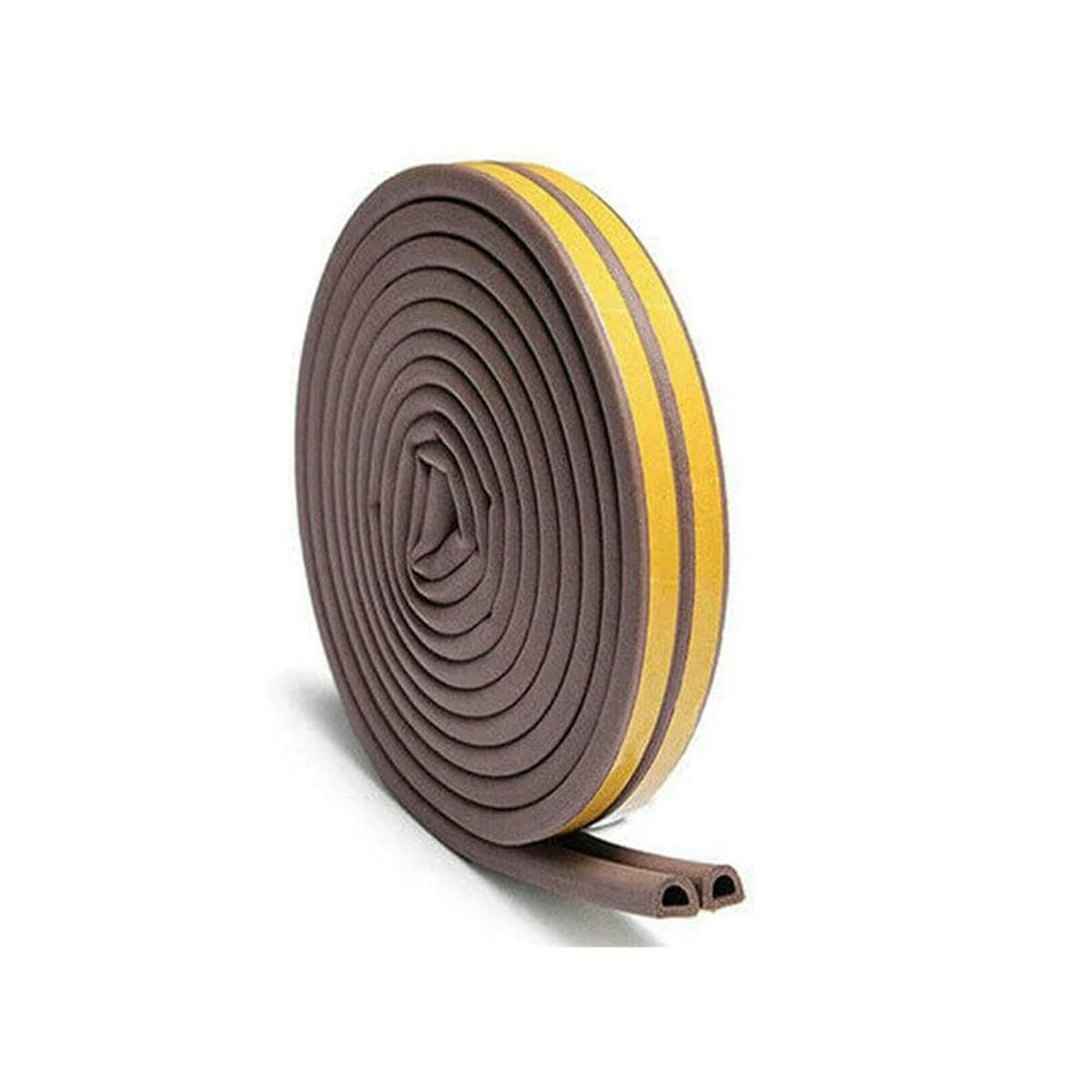 6M Rubber Seal Weather Strip Foam Sticky Tape Door Window Draught Excluder-1pcs-6M