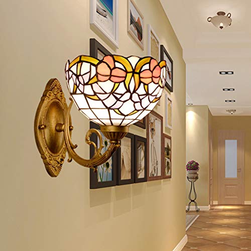 Lámparas retro de vitral Tiffany para crear un ambiente acogedor en el dormitorio 3