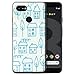 Produktbild Stuff4® Gel TPU Hülle/Case für Google Pixel 3 / Haus Gekritzel Muster/Heimtextilien Kollektion