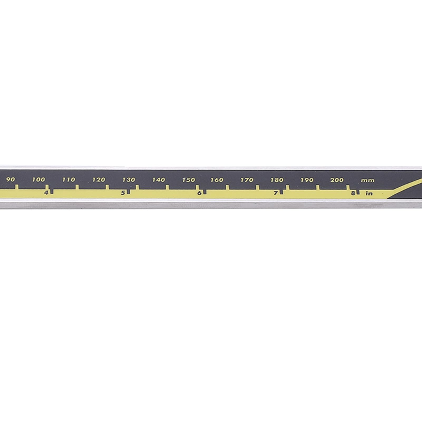 Calibro elettronico digitale 200 mm ad alta precisione 0,01 mm schermo LED calibro a corsoio strumento di misurazione per ingegneri meccanici artigiani acciaio nero