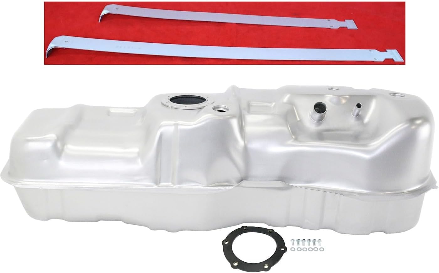 Replacement Fuel Tank Kit with Lock Ring and 3-Piece Strap compatible with Ford F-150 1997-1998 4.2L V6 Standard Cab Pickup 4WD 24.5 Gal