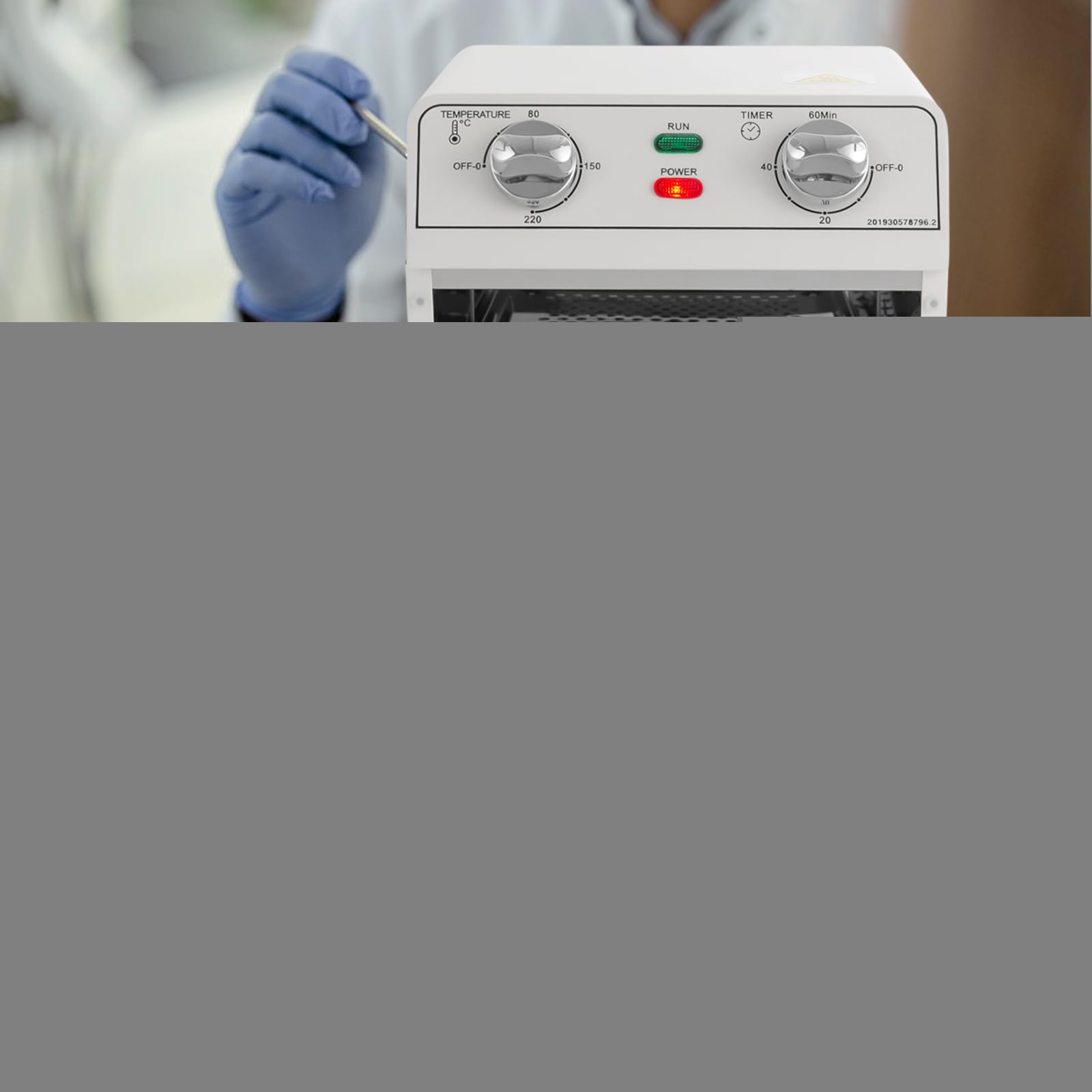 Hochtemperatur-Werkzeug-Desinfektionskabinett, Hochtemperatur-Sterilisator, Sterilisator, Sterilisator mit einstellbarer Temperatur Geeignet für Restaurants, Friseurläden, Zahnkliniken, Werkstätten,