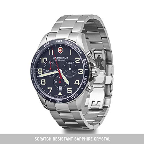 Victorinox Field Force Chronograph Blue Dial 42mm Men's Watch - Image 2