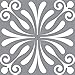 Mi Alma Black and White Tile Stickers Peel and Stick Tile Stickers 24 PC Set backsplash Tile Decals Bathroom & Kitchen Vinyl Wall Decals Just Peel Stick Home Decor (Gray Snow, 5x5 Inch)