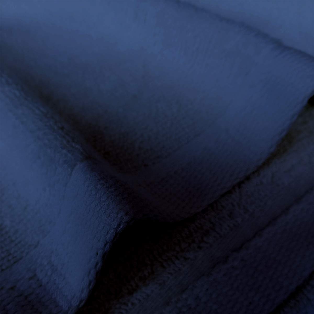 Banzaii Juego de Toallas Medidas Maxi - 4 Toallas de Tocador 60 x 40 cm + 2 Toallas de Baño 60 x 100 cm + 2 Toallas de Ducha 100 x 150 cm Azul Oscuro