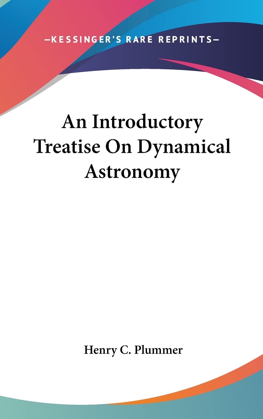 Buy An Introductory Treatise On Dynamical Astronomy — BookShops.in