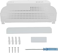 Staffa di montaggio a parete, supporto per console Switch 2, sistema di organizzazione domestica, struttura in metallo con kit di montaggio (bianco)