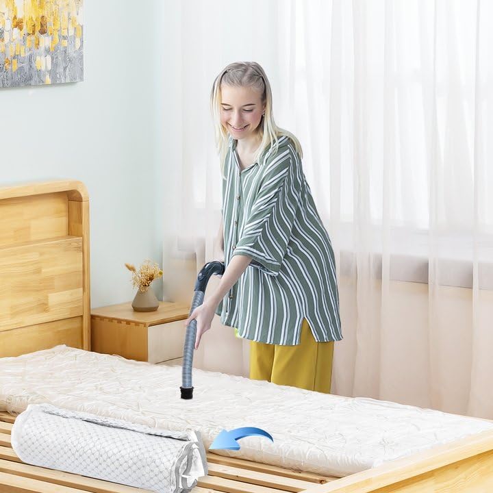 Esoes Mattress Vacuum Storage Bag Zippered Mattress Bag Vacuum Sealer