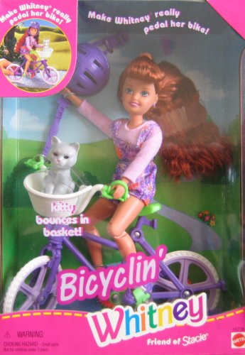 Muñeca Mattel Bicyclin' Whitney miniatura 1