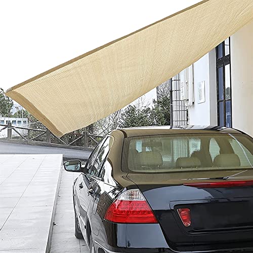 Toldo parasol para patio permeable con 95% protección UV 7