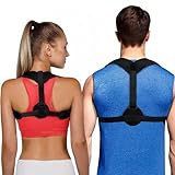 geradehalter zur haltungskorrektur 【Geeignet für Menschen】Rücken-Geradehalter wurde entwickelt, um Beschwerden im Rücken, Nacken, Schultern zu lindern, die durch lange Arbeitszeiten entstehen können: geeignet für haltungskorrektur rücken damen und haltungskorrektur rücken herren, hilfreich für haltungstrainer rücken herren und haltungstrainer rücken damen, besonders für Büroangestellte.