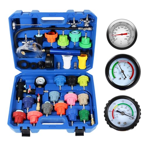SINOCMP 31pc Automotive Cooling System Pressure Tester Kit