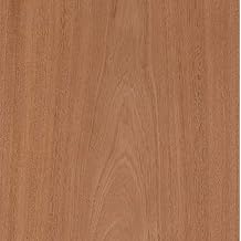Edge Supply Mahogany 24 x 96-inch Flat Cut, 3M Peel and Stick Wood Veneer Sheet Self-Adhesive Wood Veneer, A Grade, Smooth-Finished Versatile for Furniture Restoration, Cabinetry & DIY Use
