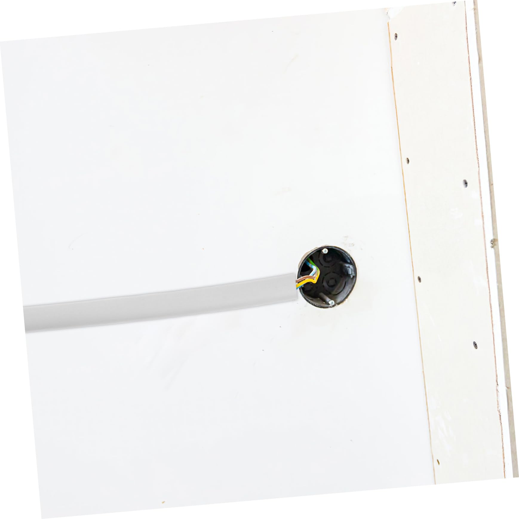 Canaleta de Cables de PVC Blanco Autoadhesiva para Suelo
