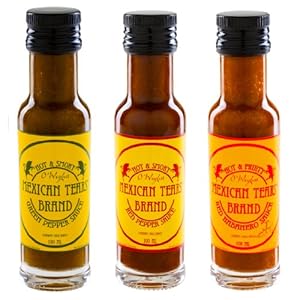 Mexicaanse Tears® – 3-delige set, scherpe sauzen van Habaneros en chipotle [3x100ml Chilisauce]