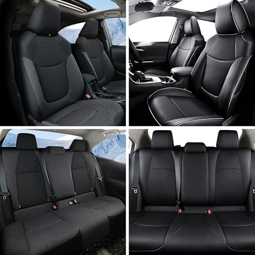 Image of IKABEVEM Custom Fit Seat Covers Fit for Toyota Corolla 2020-2026 Full Set