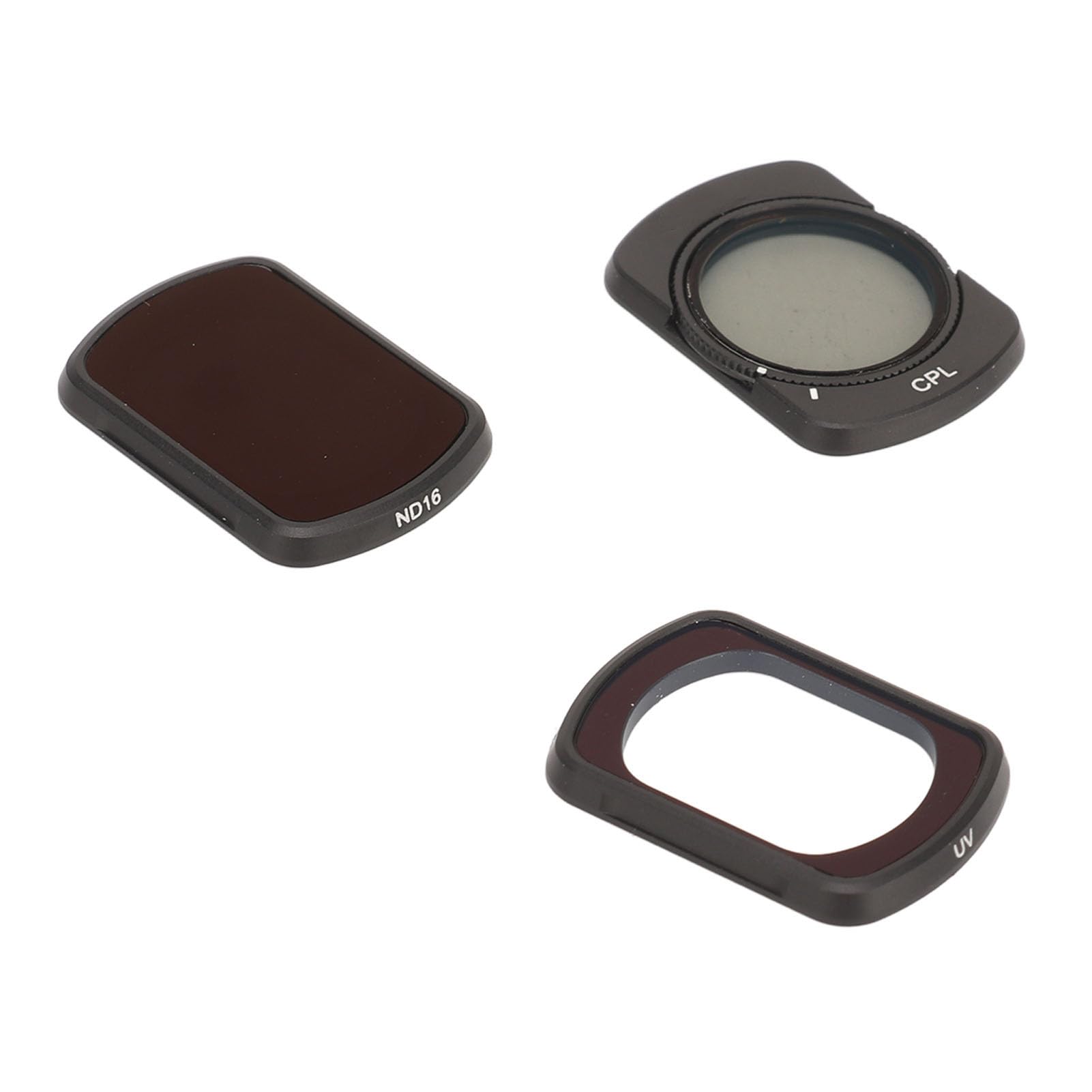 SUNGOOYUE Kit de Filtros UV ND16 CPL, Filtros Magnéticos para Lentes de Cámara de Drones Que Reducen el Deslumbramiento y el Reflejo, con Nanorrevestimiento Multicapa para Drones Pocket