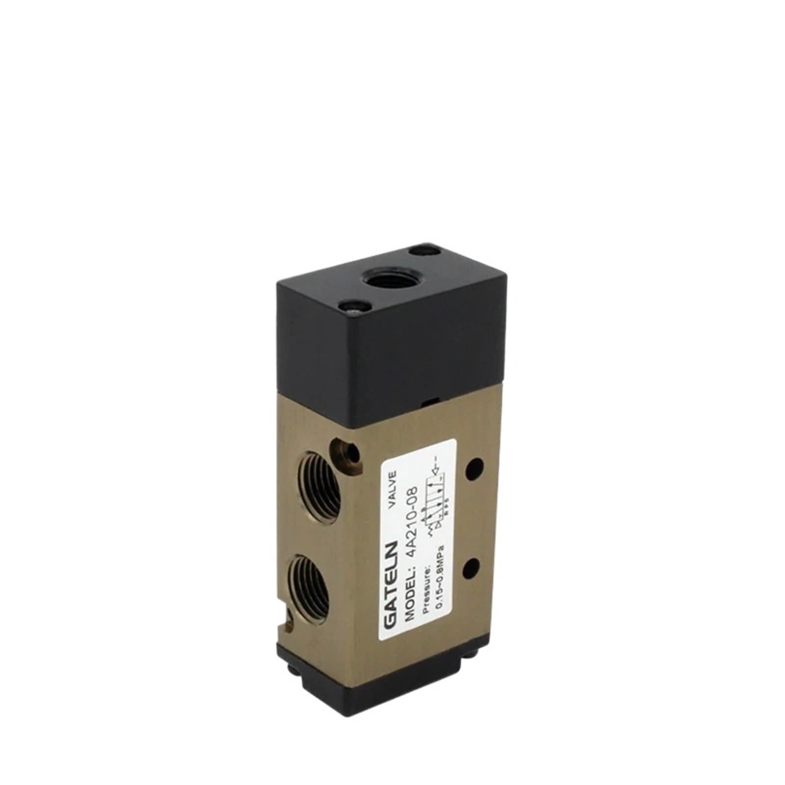 Vanne pneumatique 4A220-08 double commande d'air pour automatisme compact