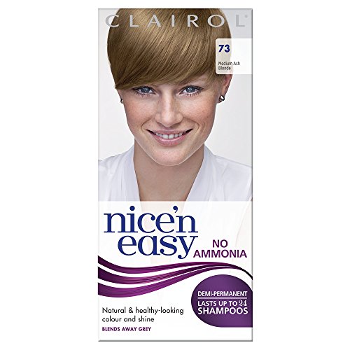 Clairol Nice'n Easy Semi-Permanent Hair Dye No Ammonia 73 Ash Blonde