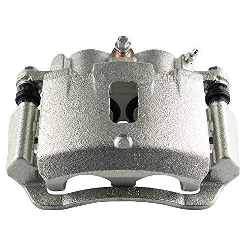 Image of TRQ Rear Brake Pad & Rotor Kit Semi-Metallic Compatible with 2008-2017 Chevrolet Express 2500 2005-2017 Express 3500 GMC Savana 2500 Savana 3500