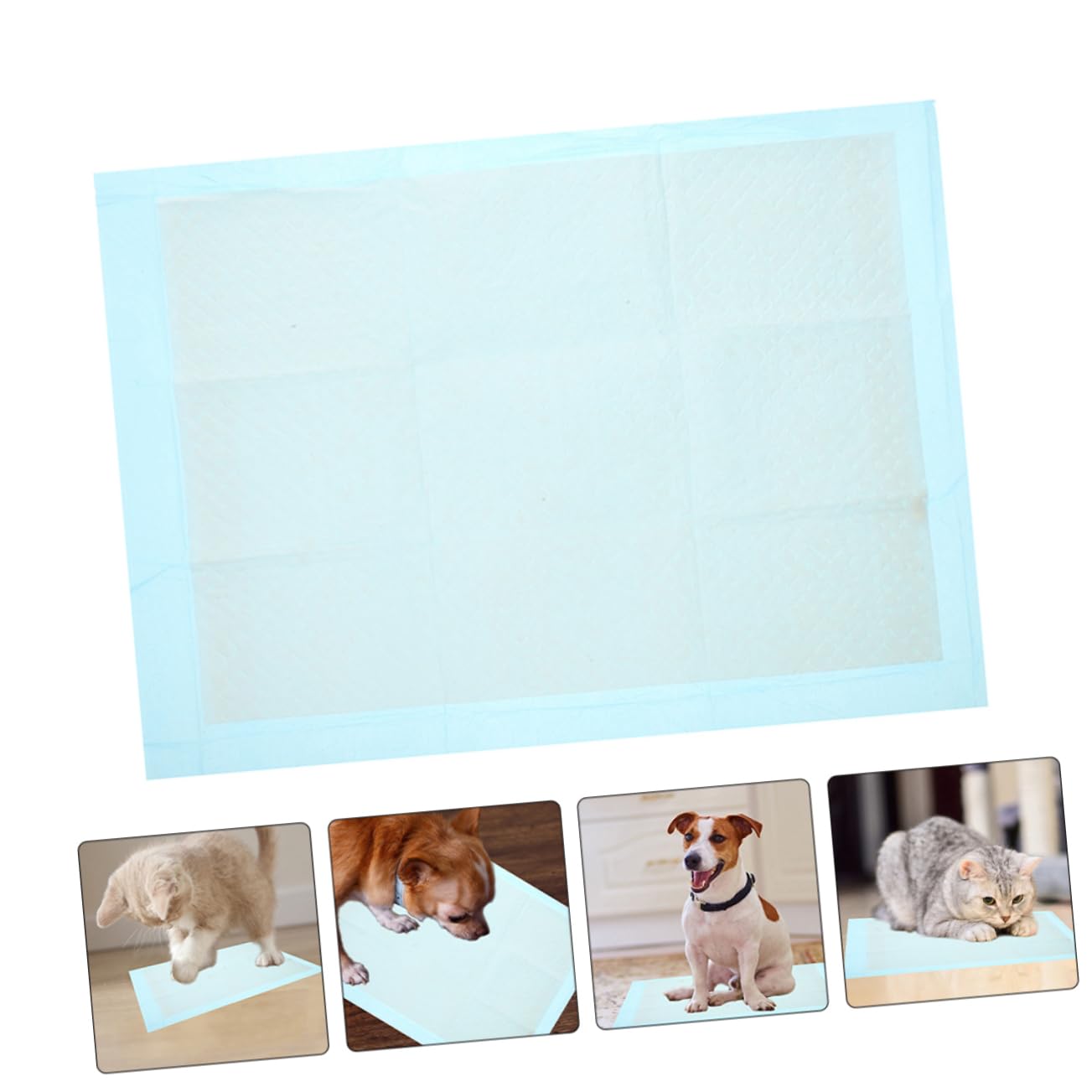 100pièces Alèses Jetables pour Chiens Chats Et Petits Animaux Tapis Entraînement Absorbants Et Imperméables pour Propreté Et Hygiène des Animaux De Compagnie
