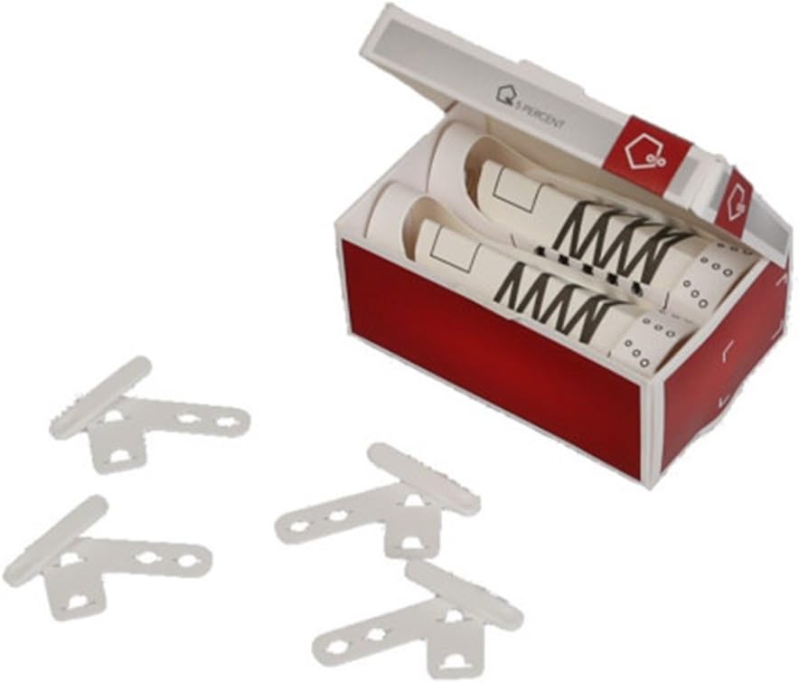 CNC-031 Shoelace Clip/Shoe Clip/Line Clip/Tongue Holder/Clean Shoelace, 1set (White)