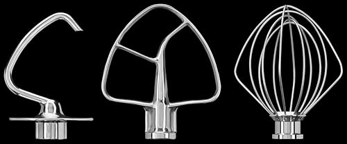 Miniatura 2 de KitchenAid KSM5THFBSS - Batidor plano de acero inoxidable, cabezal de inclinación de 5 cuartos de galón, acero inoxidable