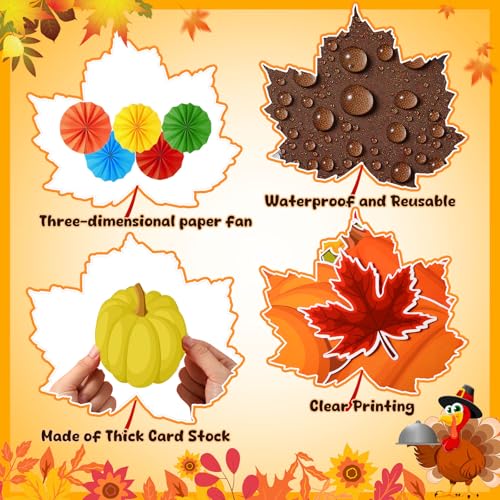 Découpes quotidiennes d'automne Funrous pour grand affichage
