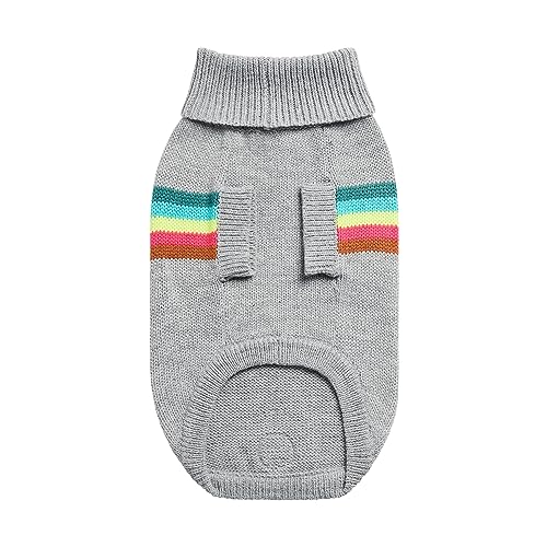 Pull rétro gris mélangé L pour les balades d'hiver