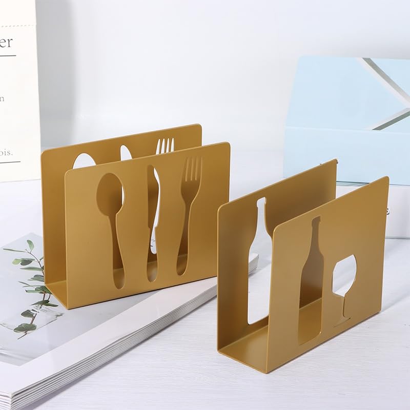 uchwyt na serwetki, Uchwyt na serwetki 12 * 4 10 CM 1-3 SZT. Złote serwetniki stół(Tableware,W:12*D:4*H:10cm 3pcs)