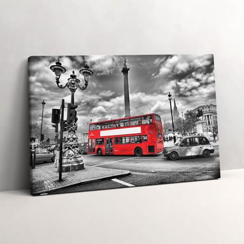 Tableau photo sur toile 60x40cm La vie quotidienne à Londres pour décoration murale