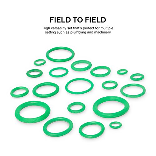 Neiko 50445A Rubber O-Ring Assortment Set, Buna-N Gasket Sealing Rings And Replacement O-Rings, Includes Sae And Metric Sizes, 270-Piece Kit #TOP2