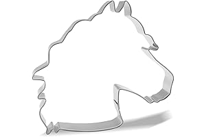 Exquisite Stainless Steel 5” Large Horse Head Cookie Cutter