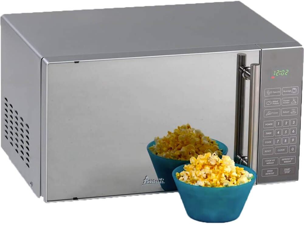 Avanti MO8004MST Microwave Oven with Mirror Finish Door