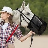Heunetz für Pferde, Futtertrog Pferd, FutterschüSsel Pferd, Heuraufe Horses, Hay Box, Heunetz, Heusack für Pferde, Heutasche Ponys, Geeignet BauernhöFe、PferdestäLle、Reitzentrum、TäGliche FüTterung