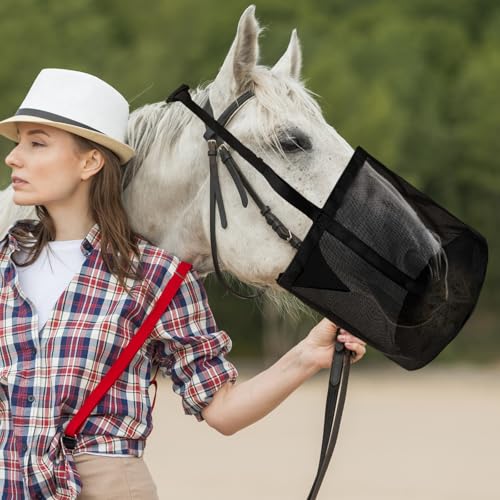 Heunetz für Pferde, Futtertrog Pferd, FutterschüSsel Pferd, Heuraufe Horses, Hay Box, Heunetz, Heusack für Pferde, Heutasche Ponys, Geeignet BauernhöFe、PferdestäLle、Reitzentrum、TäGliche FüTterung