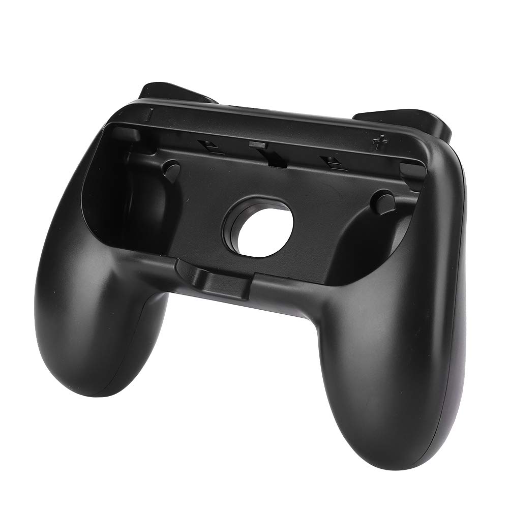 Ergonomicznie zaprojektowana czarna obudowa kontrolera gier, uchwyty do gier, dla Nintendo Switch Joy-Con Nintendo Switch Games Grips Obudowa Joypad(Czarny + czarny 2 opakowania)