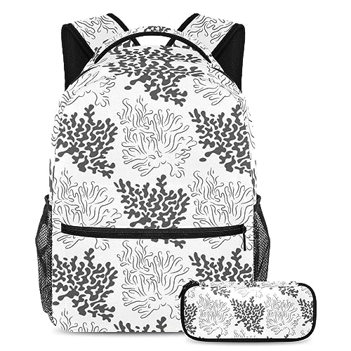 Sac à dos imprimé algues ergonomique pour soulager le dos des élèves au quotidien