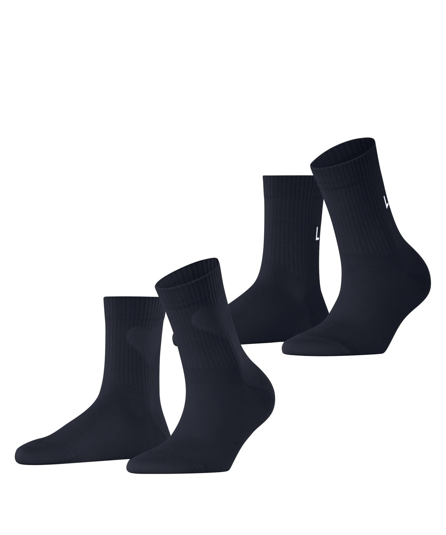 ESPRIT Women's Heart & Love 2-Pack Socks Breathable Organic Cotton Patterned 2 Pairs