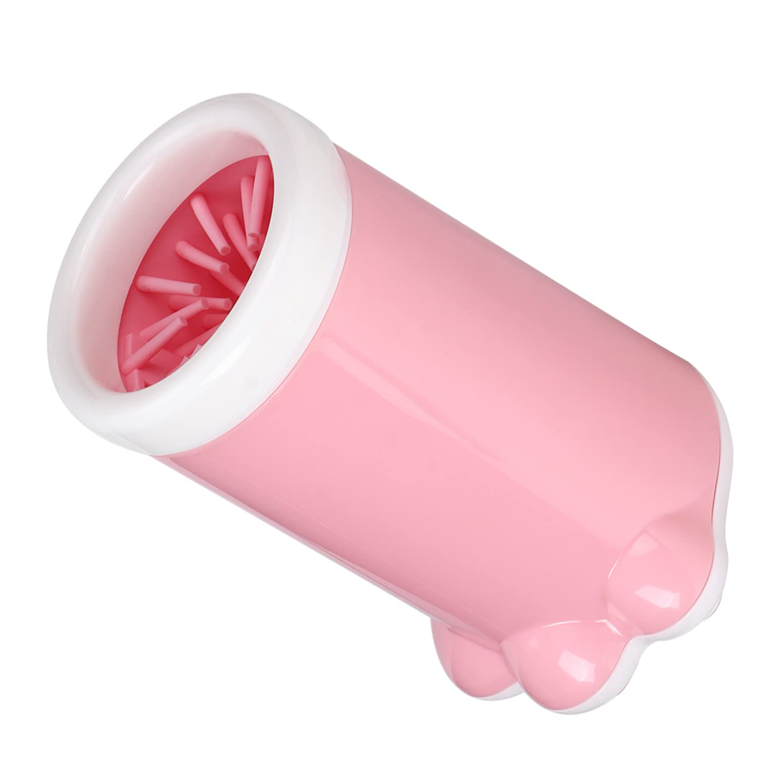 Nettoyant pour pattes de chien et chat, tasse de nettoyage à 360 degrés pour animaux de petite et moyenne taille, bleu (Rose)