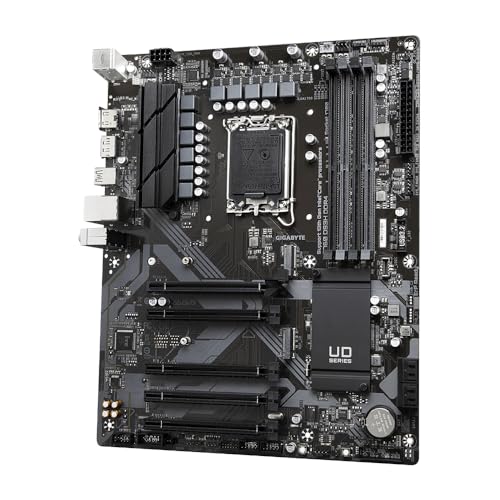Image of GIGABYTE B760 DS3H DDR4 Motherboard - Supports Intel Core 14th Generation CPUs, 18+2+1 Phase Digital VRM, up to 5333MHz DDR4 (OC), 2xPCIe 4.0 M.2, GbE LAN, USB 3.2 Gen 2