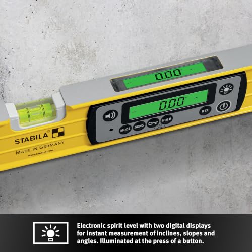 Image of STABILA TECH LEVEL 196 Digital Spirit Level, 48 Inch, Cat. Number 39540