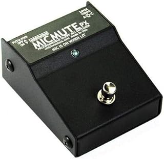 Whirlwind Micmute Foot Pedal Microphone Muting Box with 48 Volt Phantom Power