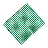 POPETPOP 2pcs Rabbit Cage Bottom Plates Indoor Pet Bed Mats Round for Clean Non-Slip Protection