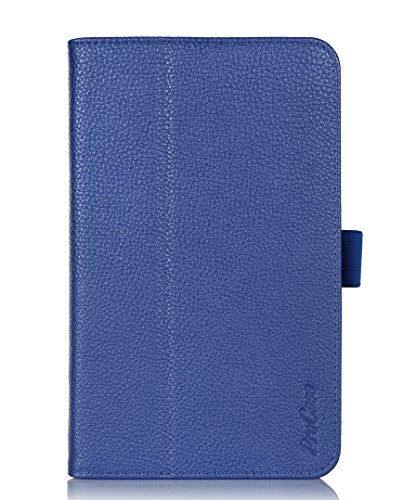 ProCase G Pad 7.0 Case - Bi-Fold Flip Stand Folio Cover Case Exclusive for G Pad 7 inch Tablet (V400), with Hand Strap, Bonus procase Stylus Pen (Navy, Dark Blue)