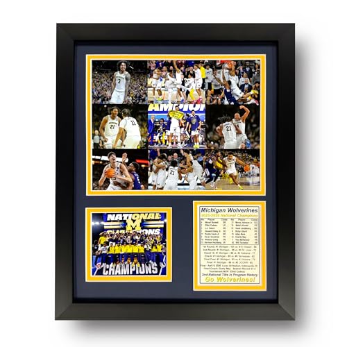 Décoration d'intérieur Michigan Basketball 2026 pour habiller le mur d'un bureau de passionné