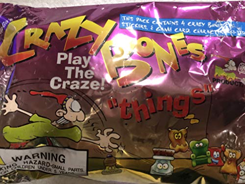 Lot Of 10 Sealed Packages Of Crazy Bones Things GOGOS Total of 40