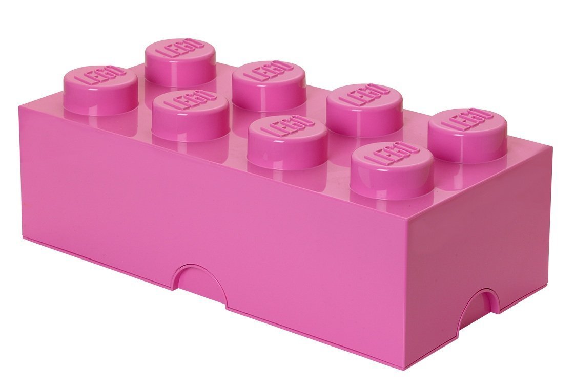 LEGO Storage Brick - Pink - 8